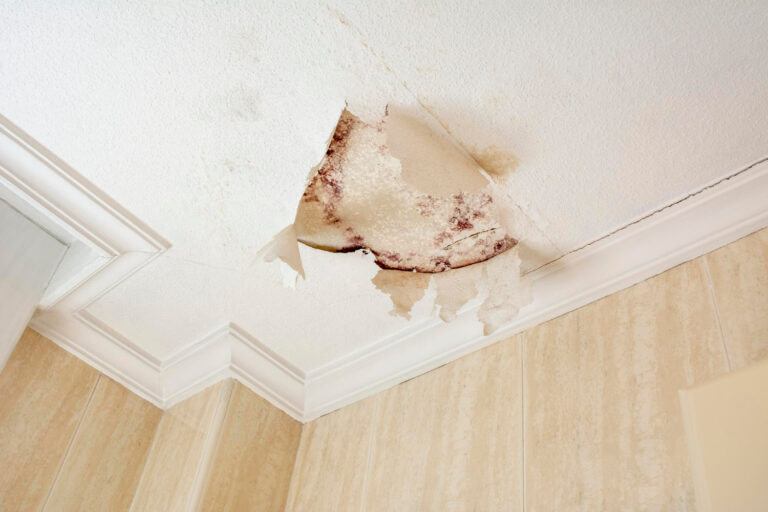 Ceiling Collapse on Tenant Settlements