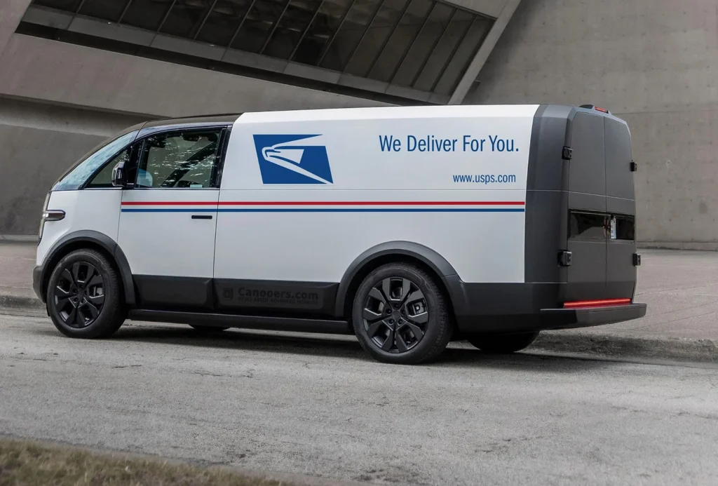 USPS car